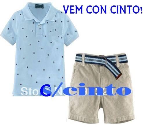 Lindo conjunto de menino